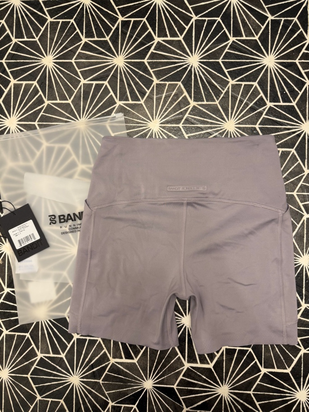 BANDIT Running Violet Fog 5" Compression Shorts - Picture 3 of 5
